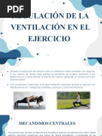 Regulacion de La Ventilacion Del Ejercicio