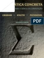 Resumo Matematica Concreta Fundamentos para Ciencia Da Computacao Judy Grahan o Patashnik Donald Ervin Knuth