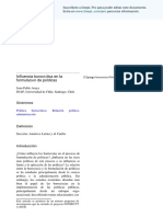 Araya Influencia Burocratica Politicas Publicas