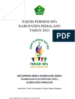 JUKNIS PORSENI MTs Kab - Pemalang 2023