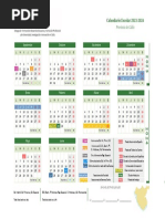 Calendario Escolar 2023 2024 PDF