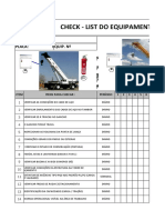 Check-List - Guindaste e Munck e Cinta e Cabo