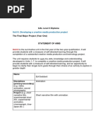 Unit 8 Statement of Aims - Blank Template With Prompts 2022-23