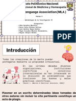 Escuela Nacional de Medicina y Homeopatía: Modern Language Association (MLA)