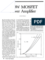 DIY A 60W Mosfet Power Amplifier