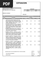 Cotizacion - CIMENTACION VESTA