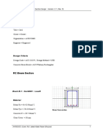 Beam Design Using Gear