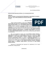 Requerimiento de Adecuacion Del Plazo de La Prision Preventiva