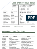 Excel Shortcut Keys