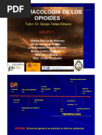 Farmacologia de Los Opioides: Tutor: Dr. Sergio Telles Ribeiro