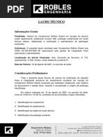 Laudo Técnico Patologias - Condominio Edificio Estoril - Londrina-PR