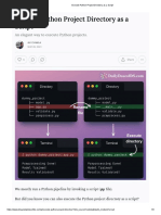 Execute Python Project Directory As A Script