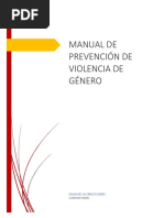 Manual de Prevención de La Violencia Contra La Mujer