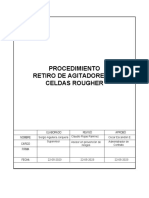 PROCEDIMIENTO DE TRABAJO RETIRO DE AGITADORES CELDAS ROUGHER Rev 5