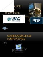 Clasificacion de Las Computadoras