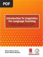 Introduction To Linguistics For Language Teaching