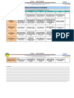 Rubrica de Evaluacion Actitudinal