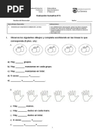 Evaluación N°2 Matemáticas II SEMESTRE MULTIPLICACIÓN LLL