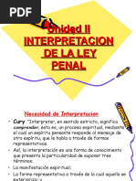 4 Unidad II Interpretacion de La Ley Penal 2022