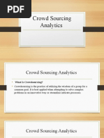 Crowd Sourcing Analytics