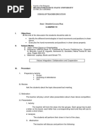 Semi-Detailed Lesson Plan Pe4thq4