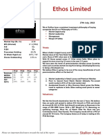 Ethos LTD Report