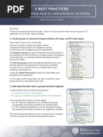 5 Best Practices For Structuring Your PLC Application in TIA Portal