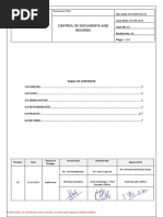 Procedure 01 - Control of Documents and Records