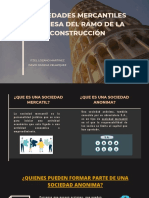 Sociedades Mercantiles Empresa Del Ramo de La Construcción