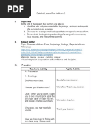 Detailed Lesson Plan in Music 2