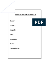 Modelo Pericia Documentologica