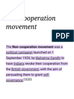 Non-Cooperation Movement - Wikipedia