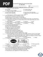 Grade 8 3rd QTR SUMMATIVE ASSESSMENT 2022-2023