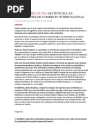 Actividades Uf1761 Gestión de Las Operaciones de Comercio Internacional