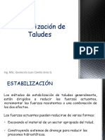 Técnicas de Estabilización y Protección de Taludes - R