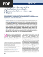 Orofacial Dysfunction Nonnutritive Sucking Hab 2022 American Journal of Ort