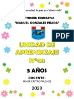 Unidad de Aprendizaje #2 Aula 3 Años Mayo