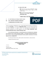 Informe de Vulneracion de Derechos P - 218 - 2021