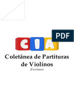 Coletânea de Partituras de Violino CIAs Atualização 11-09-2022