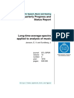 1972 - Jansson, E. V. and Sundberg, J Long-Time-Average-Spectra Applied To Analysis of Music