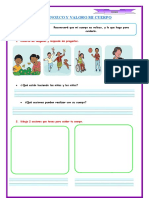 E9 Ficha D2 Tutoría Reconozco y Valoro Mi Cuerpo Uno