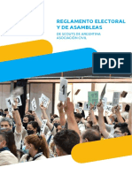 Reglamento Electoral y de Asambleas de SAAC