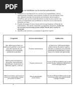 Tarea: Potenciando Mis Habilidades Con Los Servicios Universitarios