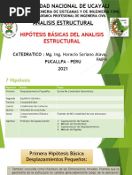 UNIDAD 1 - 2 Hipotesis Del Analisis Estructural