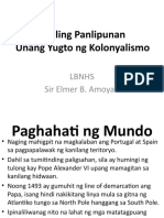 Paghahati NG Mundo - AP8