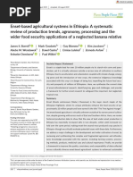 Plants People Planet - 2020 - Borrell - Enset Based Agricultural Systems in Ethiopia A Systematic Review of Production