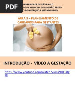 Aula 5 - Planejamento de Cardápios para Gestantes e Atividade Moodle