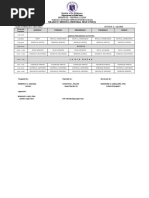 Classroom Schedule 2022 2023 8 SQUIRES