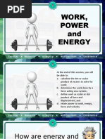 Work Power Energy