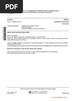 University of Cambridge International Examinations International General Certificate of Secondary Education